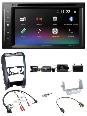 Pioneer Bluetooth Lenkrad USB 2DIN DAB DVD Autoradio für Mini Cooper 06-14 Parks - Bild 1 von 4