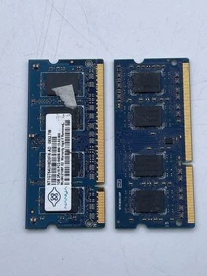 Nanya 2GB (2 X 1GB) PC2-6400S DDR2 800MHz 200pin So-Dimm Laptop Memory NT1GT64UH - Image 1 of 4