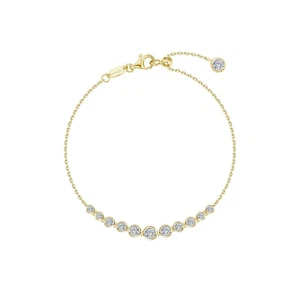 BRANDNEU Lafonn Gelbgold plattiert Horizon Glow Lünette-Set Armband B0209CLG68 - Bild 1 von 1