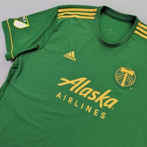 Portland Timbers Shirt Trikot Herren 2XL grün MLS Fußball Adidas Climacool Alaska - Bild 1 von 14