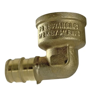 1 Pc XFITTING 1/2" Pex A X 3/4" Female Elbow, Expansion FNPT Elbow - Picture 1 of 6