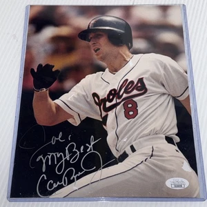 Cal Ripken Jr. Signed 8" x 10" Photo. Baltimore Orioles HOF JSA COA DAMAGED - Picture 1 of 6