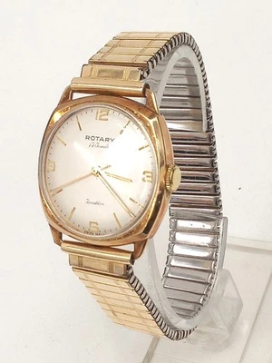 Vintage 1961 9ct Gold Rotary Watch 17 Jewels  Swiss Made Manual Wind VGC - image 1 of 4