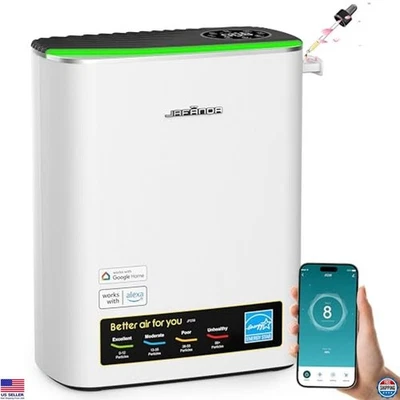 Purificador de aire WiFi inteligente para el hogar, filtro HEPA, elimina 99,97% alérgenos y olores Foto 1 de 4