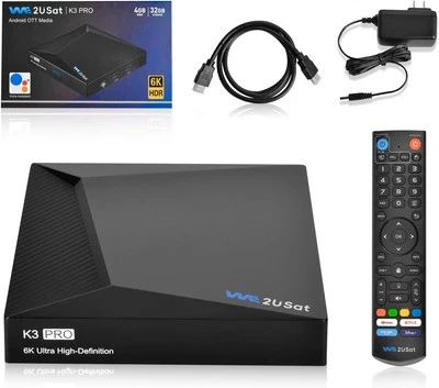 2025 TV Box 6K 3D Mediaplayer Bluetooth Sprachsteuerung Wifi 6 H.265 Smart TV Box - Bild 1 von 4