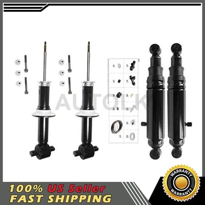 4 Amortiguadores delanteros traseros puntales para GMC Sierra 1500 2013 2012 2011 2010 2009 2008 Foto 1 de 4