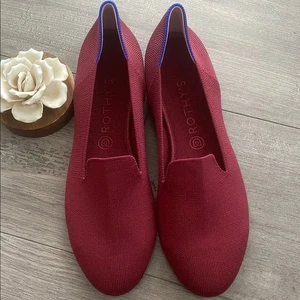 Rothy's Women's size 11.5 Red cinnamon woman's flat Loafers - Picture 1 of 8