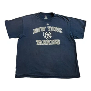 New York Yankees T Shirt XL Faded out Majestic - Picture 1 of 5