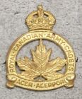 Canadian Army Badge:  Royal Canadian Army Cadets - brass