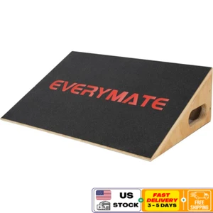 Squat Slant Board Calf Stretcher Non-Slip Elevated Wedge Weightlifting Therapy - Picture 1 of 9
