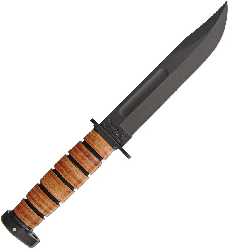 Cuchillo utilitario cabeza perro Ka Bar 12" fijo crovan acero al carbono camping cazador 1317 Foto 1 de 4