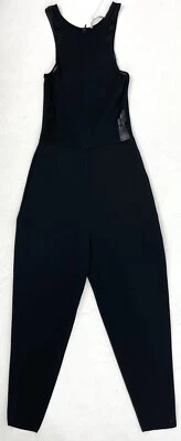 Новый с Ярлыками Stella Mccartney сексуальный сетки вырез комбинезон черный Sz M - Изображение 1 из 4