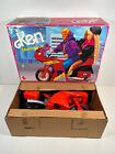 Vintage Barbie Red KEN MOTORCYCLE 1992 Mattel 8051 Doll Figure Vehicle W/Box