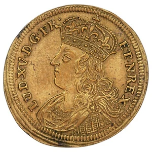 France - jeton de Nuremberg - Louis XV - EX PACE UBERTAS - J.J. Dietzel - laiton - Imagen 1 de 2