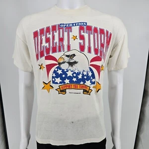 Distressed Vintage 1990s Trau & Loevner Operation Desert Storm T-Shirt (M/L) - Picture 1 of 13