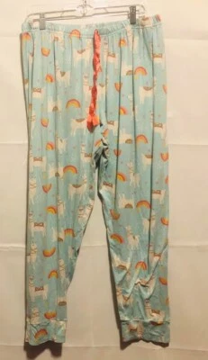 Bobbie Brooks Women’s Size 2X Alpaca Rainbow Pattern Lounge Pants Good Condition - Image 1 of 4