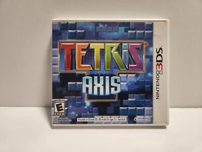 Tetris: Axis (Nintendo 3DS, 2011) CIB Complete TESTED - Image 1 of 4