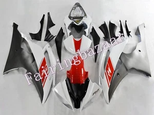 Fit for 2008-2016 YZF R6 Pearl White Gray Red ABS Injection Bodywork Fairing Kit - Foto 1 di 8