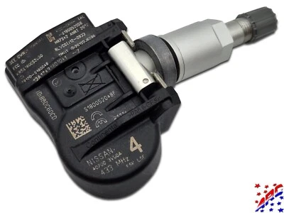 Sensor de presión de neumáticos TPMS genuino OEM Nissan Infiniti con kit de servicio 40700-3VU0A Foto 1 de 4