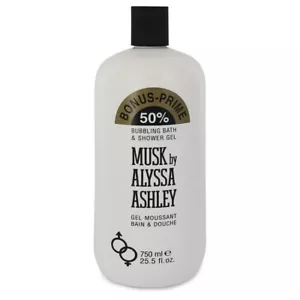 MUSK by ALYSSA ASHLEY WOMEN 25.5 oz (750 ml) NEW Shower Gel/Wash - Picture 1 of 2