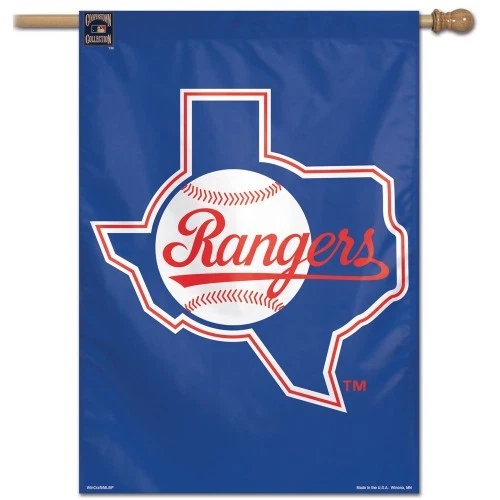 Texas Rangers Banner Flag 28 x 40 Retro - Image 1 of 1