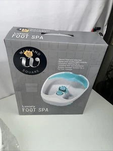 Baño spa de pies de lujo nuevo en caja masajeador agua caliente burbujeador Wayland Square - Imagen 1 de 6