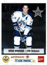 1998-99 Sudbury Wolves Police #19 Brad Morgan