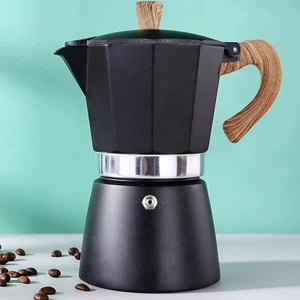 Moka Pot, Italian Coffee Pot 6 Cup/10 Oz Stovetop Espresso Maker Stovetop Campin - Picture 1 of 12