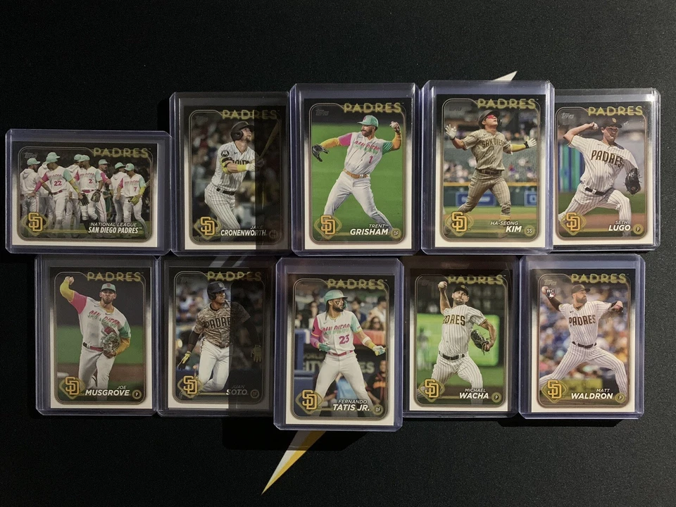 San Diego Padres 71-Card Lot 2024 Topps Series 1 - Image 1 of 1