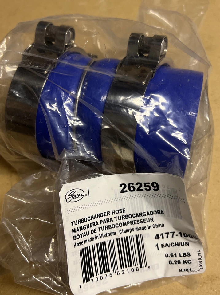 Manguera intercooler 26259 puertas nueva para Chevy Chevrolet Silverado 2500 HD Sierra Foto 1 de 4