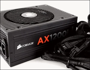 Power Supply Corsair AX1200i 1200 W 80+ Planium Certified Fully Modular ATX - Afbeelding 1 van 4