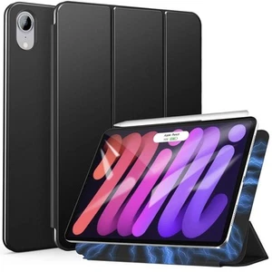 Apple iPad mini 6th/7th Gen Protection /Care Bundle Set, Smart Folio Case+Extras - Picture 1 of 14