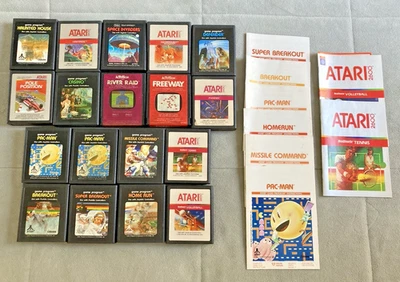 批量 18 个 Atari 2600 游戏 - 吃豆人、太空入侵者、River Raid、Defender 等 — 第 1/4 张图片