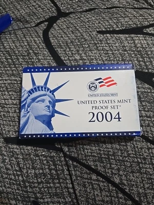 2004-S US Mint Proof Set 11 Coin Set OGP Original Government Packaging COA - Image 1 of 3