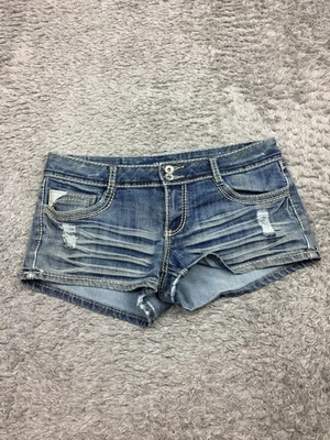 Pantalones Cortos de Jean YMI para Mujer Talla 9 Juniors Azul Denim Mezcla de Algodón Foto 1 de 4