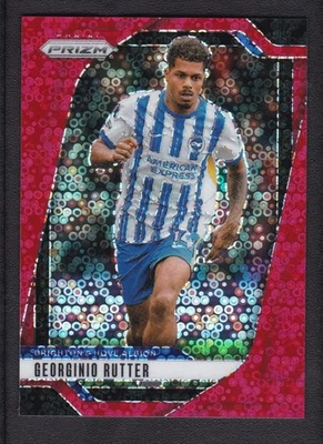 2024-25 GEORGINIO RUTTER 02/49 PANINI PRIZM PREMIER LEAGUE DISCO RED - Image 1 of 2