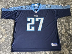 Vtg. Reebok Tennesee Titans Eddie George #27 Blue NFL Jersey (Men’s Size 3XL) - Picture 1 of 11