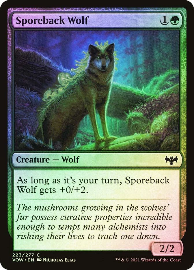 MTG FOIL Sporeback Wolf  - Innistrad: Crimson Vow #223 - Image 1 of 1