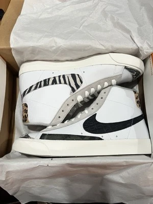 Nike Blazer Mid '77 VNTG - “White/Black-Sail-LT Iron Ore” - Size 8.5 (Brand New) - Image 1 of 4