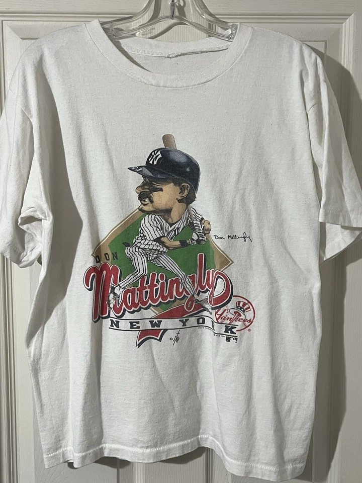 Camisa Caricatura Vintage Don Mattingly New York Yankees AN62544 Foto 1 de 1