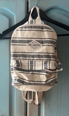 Mochila Billabong Mini a Rayas Bolso Blanco y Azul Foto 1 de 3