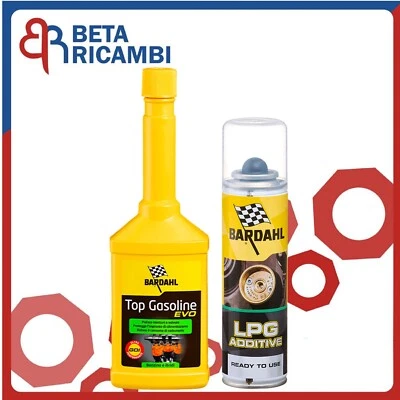 Additivo Benzina Gpl Top Gasoline Evo Bardahl Pulitore Iniettori + LPG Additive