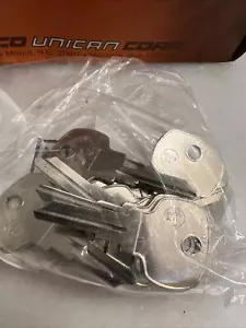 Lotto di 10 nuovi Ilco 1069-5X tipo chiavi vuote per armadio nazionale Rockford non tagliate - Foto 1 di 2