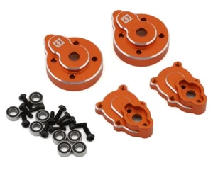 HPI Aluminum Rear Portal Covers & Hubs Set For Venture18 (Orange) HPI161161 - Picture 1 of 2