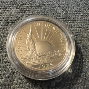 1986 USA 1/2 DOLLAR - S PROOF 100TH ANNIVERSARY - STATUE OF LIBERTY  - Bild 1 von 4