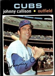 Topps Johnny Callison 1971 Chicago Cubs #12 - Imagen 1 de 2