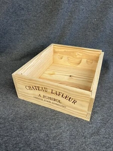 Holz Weinkiste Kiste - 3 Flaschengröße - flach - Display Aufbewahrung Handwerk - Bild 1 von 7