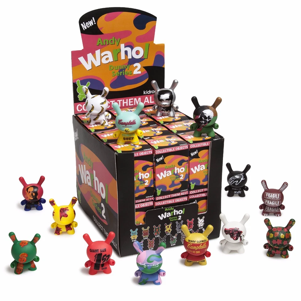 Kidrobot DUNNY 2017 ANDY WARHOL SERIES 2 SEALED CASE - Image 1 of 4