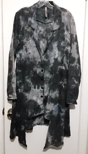 Cynthia Ashby womens Sz Small 100% linen lagenlook Ray Jacket Runs Larger - Picture 1 of 9