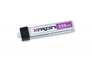 Batteria LiPo SLS XTRON • 1s1p • 3.7V • 220 mAh • 30C  • Connettore Molex R5002